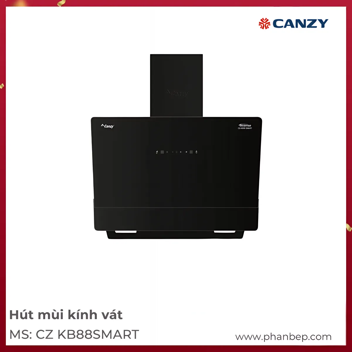 Máy Hút Mùi Áp Tường Canzy Cz Kb88Smart