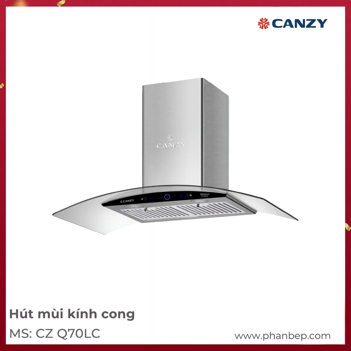 Máy Hút Mùi Áp Tường Canzy Cz Q70Lc