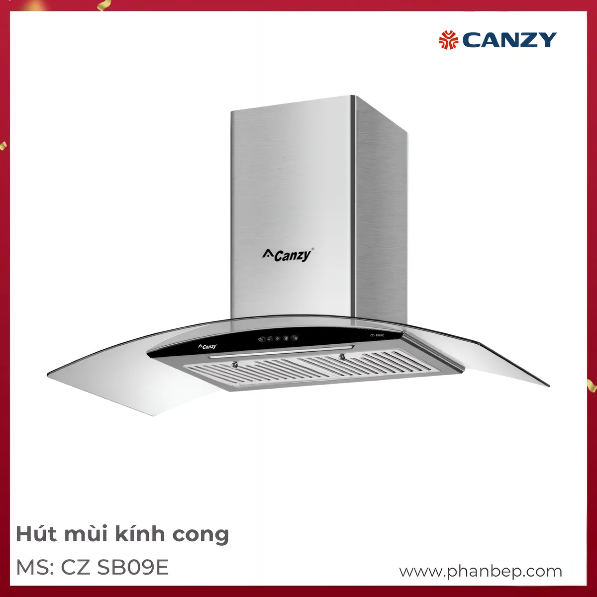 Máy Hút Mùi Áp Tường Canzy Cz Sb09E