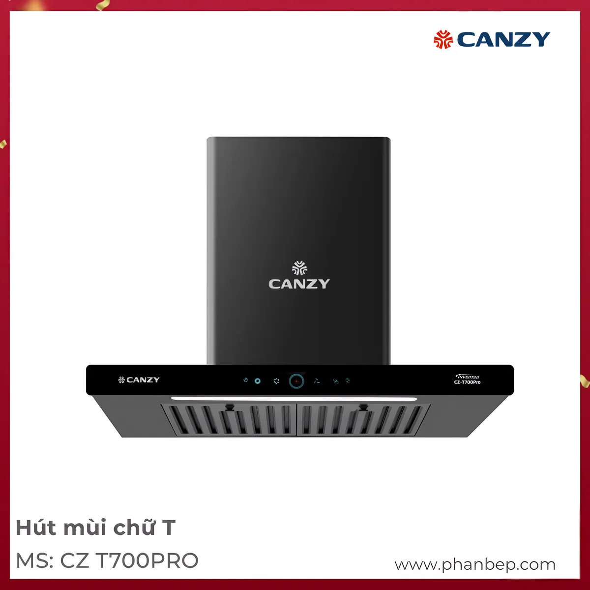 Máy Hút Mùi Áp Tường Canzy Cz T700Pro