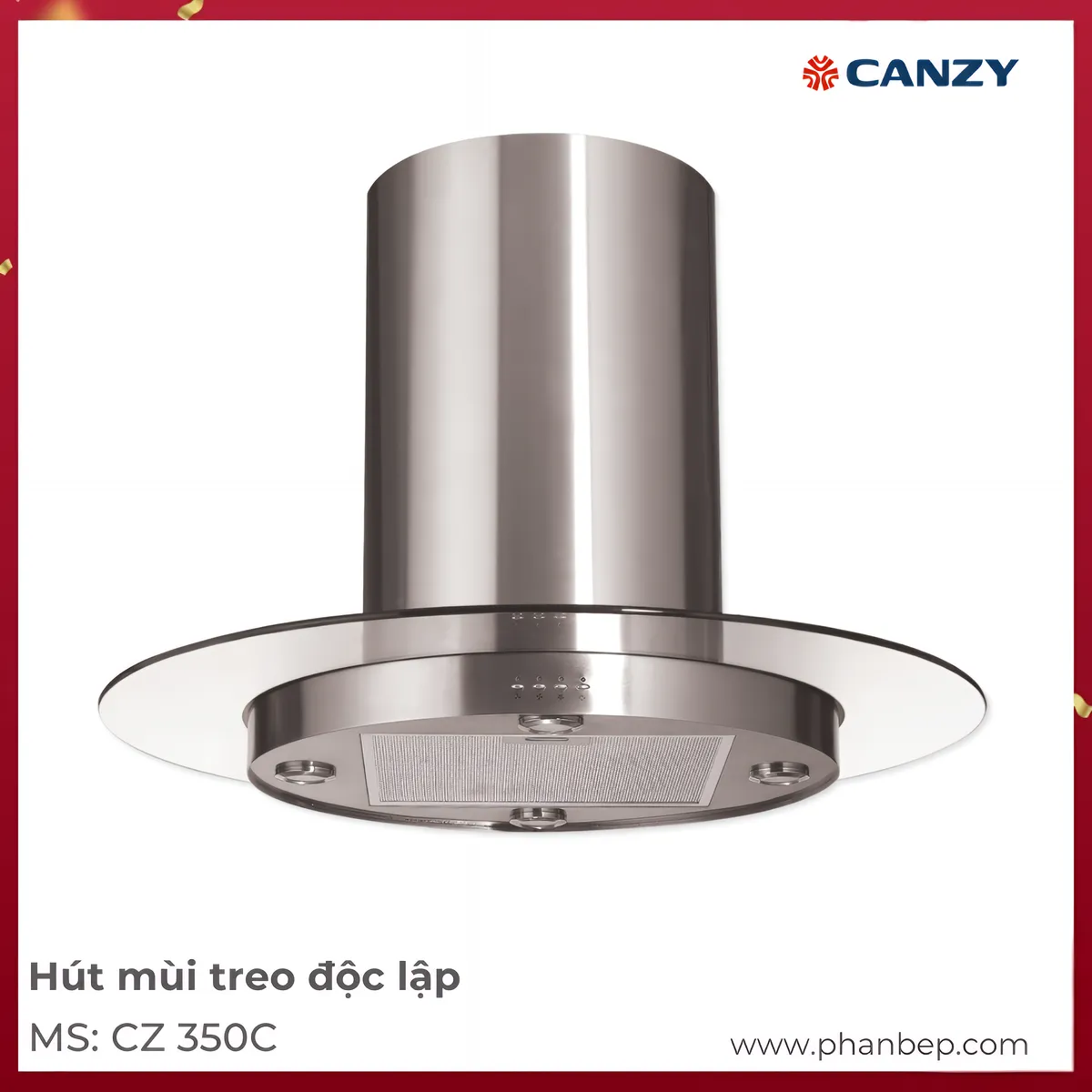 Máy Hút Mùi Treo Độc Lập Canzy Cz 350C Máy Hút Mùi Treo Độc Lập Canzy Cz 350C