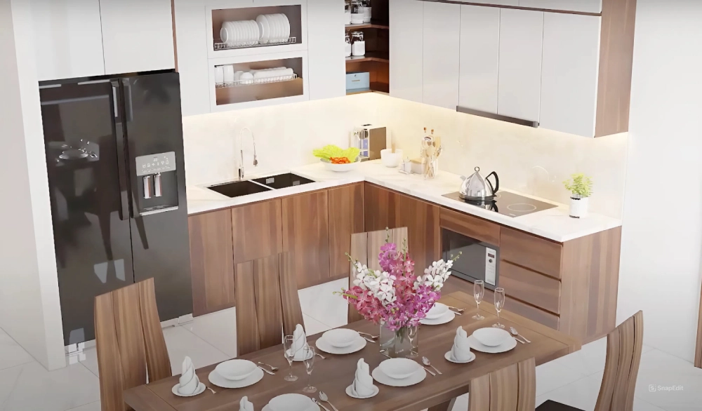 Khoảng Cách Giữa Bếp Và Tủ Lạnh - Cần Cách Tối Thiểu 60Cm Khoảng Cách Giữa Bếp Và Tủ Lạnh - Cần Cách Tối Thiểu 60Cm