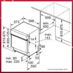 Máy Rửa Bát Bán Âm Bosch Smi6Ecs10E Serie 6 - Ảnh 4