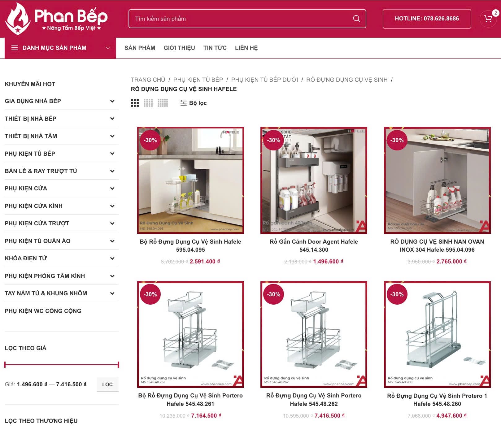 Rổ Đựng Dụng Cụ Vệ Sinh Hafele được phân phối chính hãng tại Phan Bếp Rổ Đựng Dụng Cụ Vệ Sinh Hafele được phân phối chính hãng tại Phan Bếp
