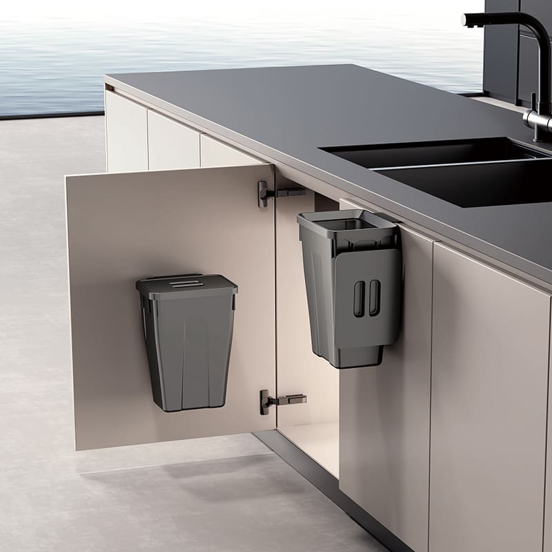 Thùng đựng rác Garis chính hãng mang lại căn bếp hiện đại, không mùi hôi Thùng đựng rác Garis chính hãng mang lại căn bếp hiện đại, không mùi hôi