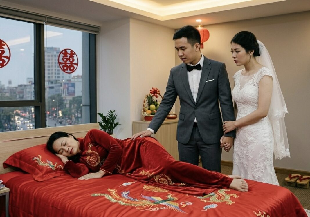 “Tưởng đêm tân hôn chỉ có chồng và tôi, ai ngờ mẹ chồng chen vào s/ay m/ềm, sáng ra cảnh tượng trên giường khiến tôi c;;ứng đ;ờ” “Tưởng đêm tân hôn chỉ có chồng và tôi, ai ngờ mẹ chồng chen vào s/ay m/ềm, sáng ra cảnh tượng trên giường khiến tôi c;;ứng đ;ờ”