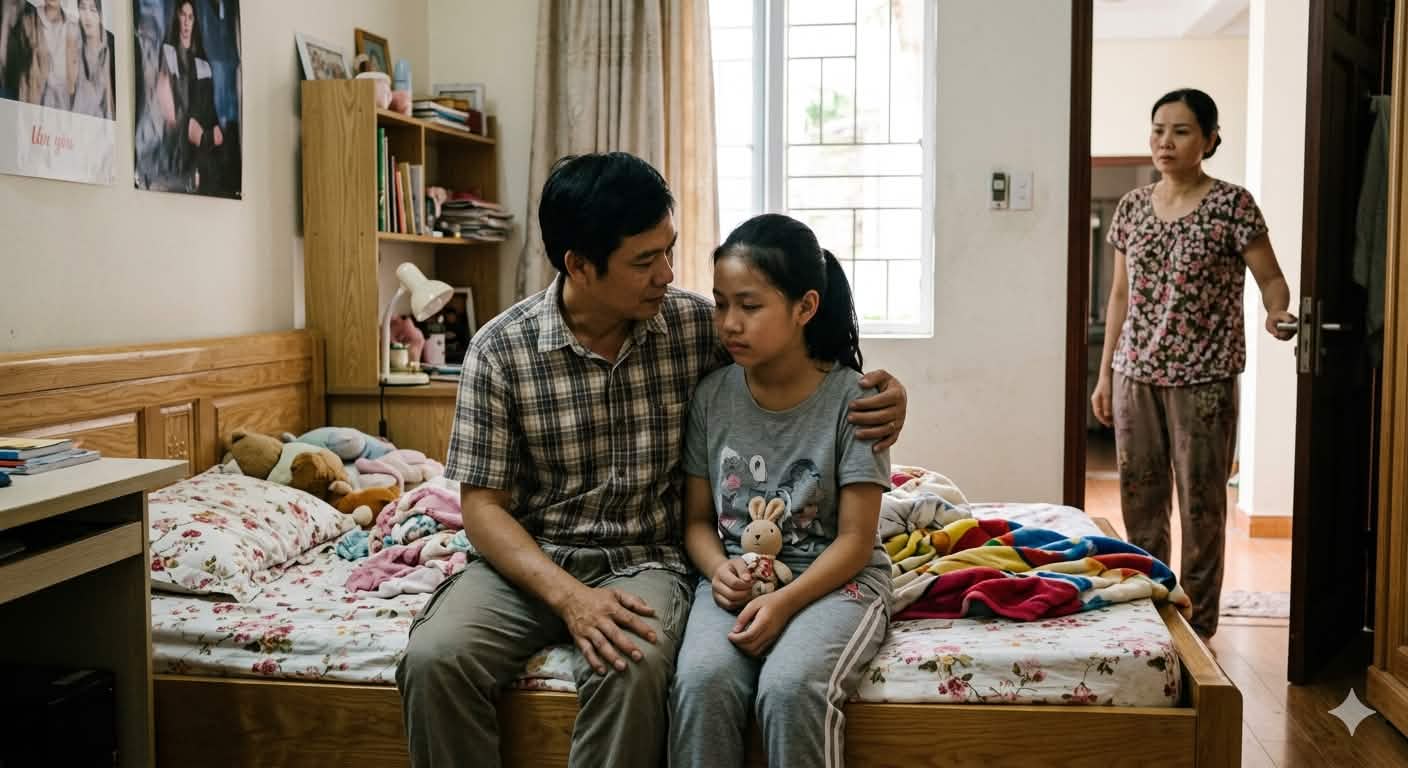 Con gái 12 tuổi vẫn bị chồng ôm hôn vô tư mỗi ngày, người mẹ ch.ết lặ.ng khi phát hiện sự thật phía sau Con gái 12 tuổi vẫn bị chồng ôm hôn vô tư mỗi ngày, người mẹ ch.ết lặ.ng khi phát hiện sự thật phía sau