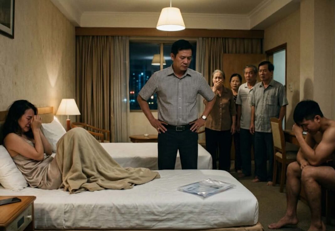 Vợ ngo;ại tì;nh với trai trẻ kém 10 tuổi, tôi mời cả hai bên gia đình đến khách sạn “họp mặt” bắt quả ta;ng. Vợ ngo;ại tì;nh với trai trẻ kém 10 tuổi, tôi mời cả hai bên gia đình đến khách sạn “họp mặt” bắt quả ta;ng.