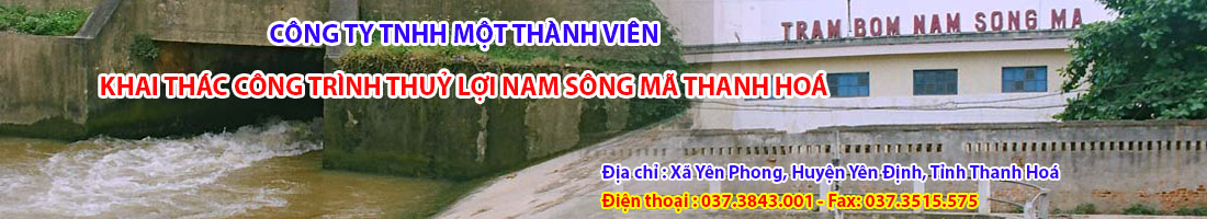 CÔNG TY TNHH MTV THUỶ LỢI NAM SÔNG MÃ THANH HOÁ