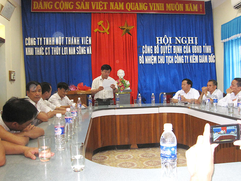 CÔNG TY TNHH MTV THUỶ LỢI NAM SÔNG MÃ THANH HOÁ
