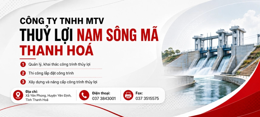 CÔNG TY TNHH MTV THUỶ LỢI NAM SÔNG MÃ THANH HOÁ