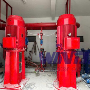 Máy bơm chữa cháy trục đứng động cơ điện MBWD 4 200-3/90-305