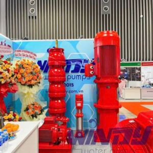 Máy bơm chữa cháy turbine ly tâm trục đứng động cơ điện TBWD100-2/37